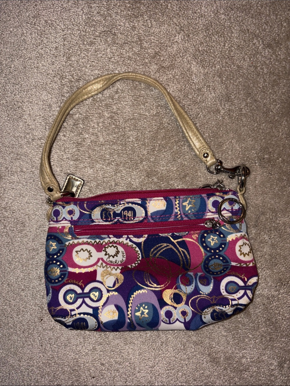 Coach Poppy convertible wristlet/mini bag - Picture 5 of 5